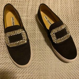 Karl Lagerfeld glam loafers